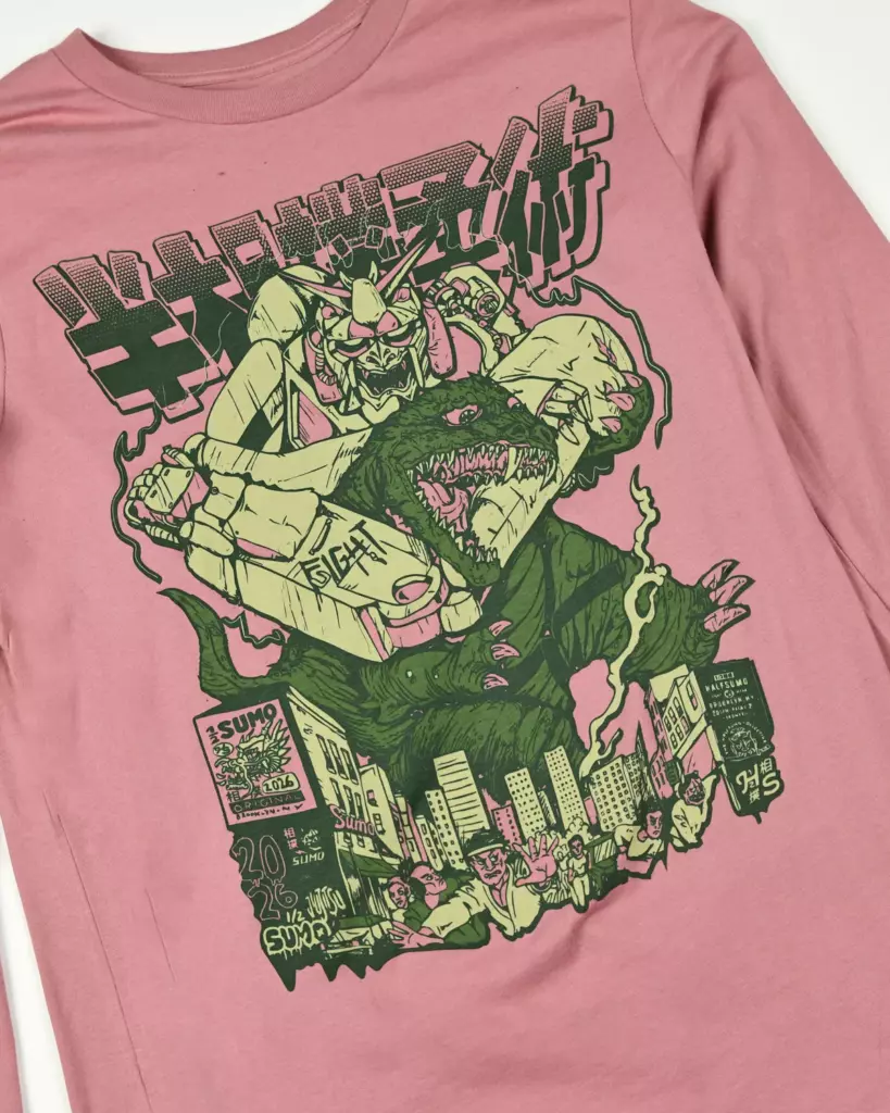 Лонгслив Half Sumo Mekka