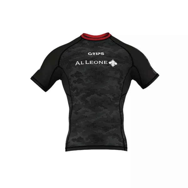 Рашгард GR1PS × AL LEONE SECRET WEAPON AL BLACK PIXEL