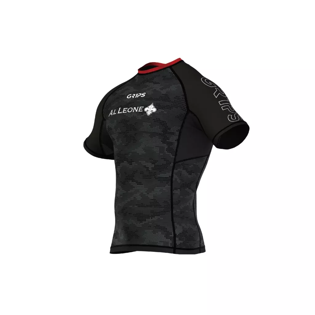 Рашгард GR1PS × AL LEONE SECRET WEAPON AL BLACK PIXEL
