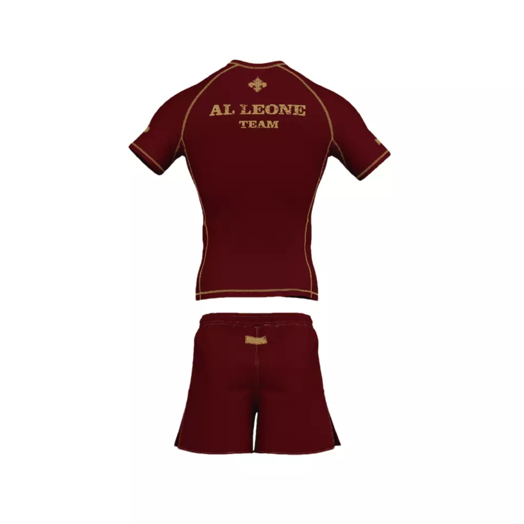 Рашгард + Шорты AL LEONE AIGA NATIONAL TEAM Red