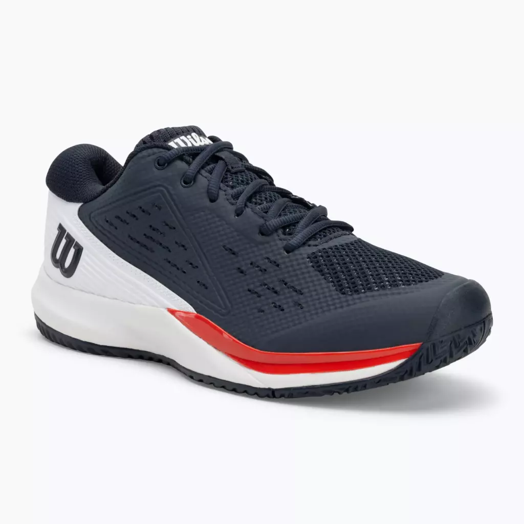Теннисные Кроссовки Wilson Rush Pro Ace navy blazer/ white/ wilson red