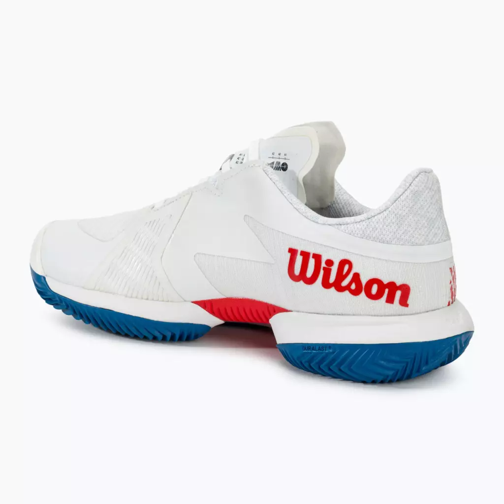 Теннисные Кроссовки Wilson Kaos Swift 1.5 Clay white/deja vu blue/wilson red