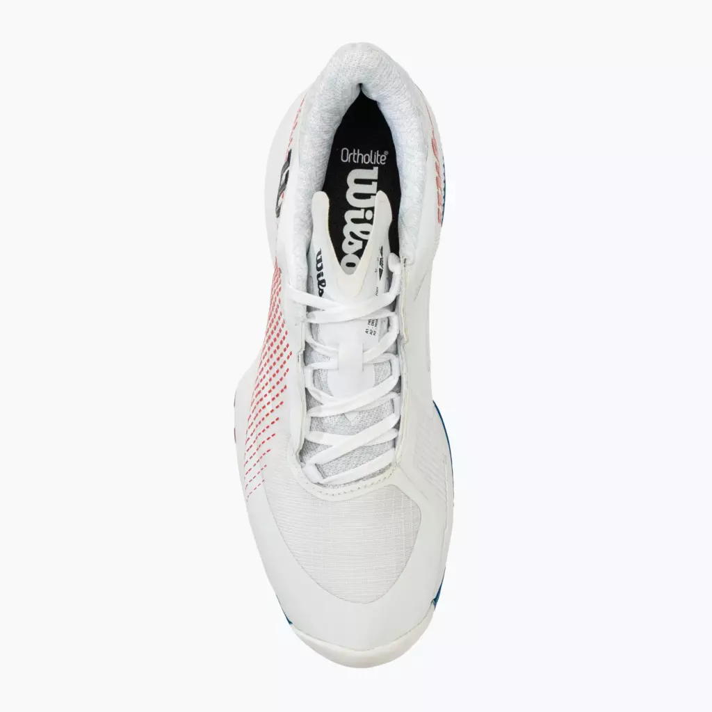 Теннисные Кроссовки Wilson Kaos Swift 1.5 Clay white/deja vu blue/wilson red