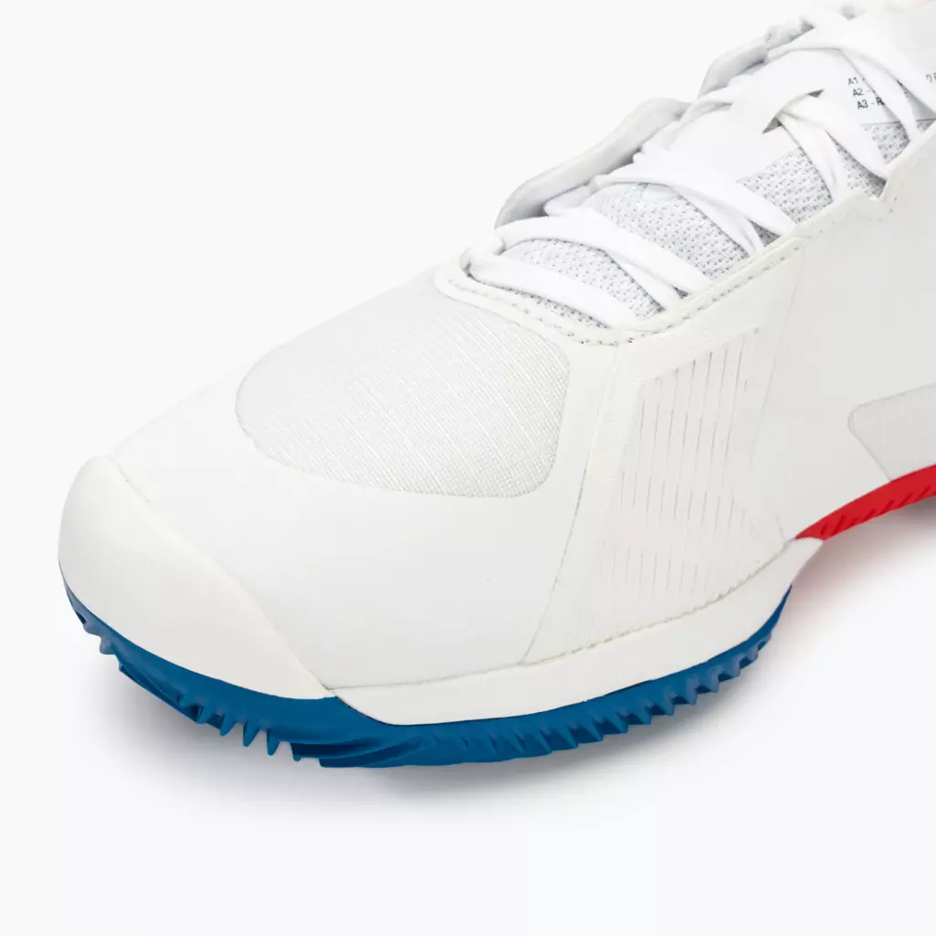 Теннисные Кроссовки Wilson Kaos Swift 1.5 Clay white/deja vu blue/wilson red