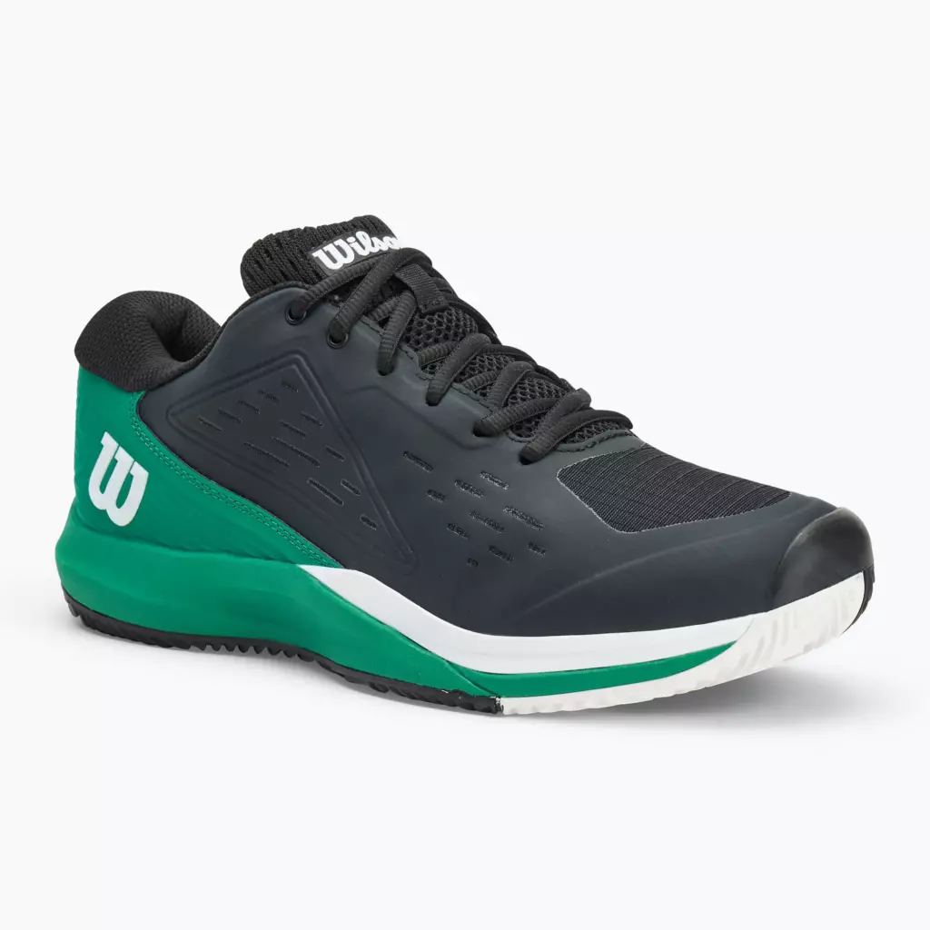 Теннисные Кроссовки Wilson Rush Pro Ace Clay black/ bosphorus/ white