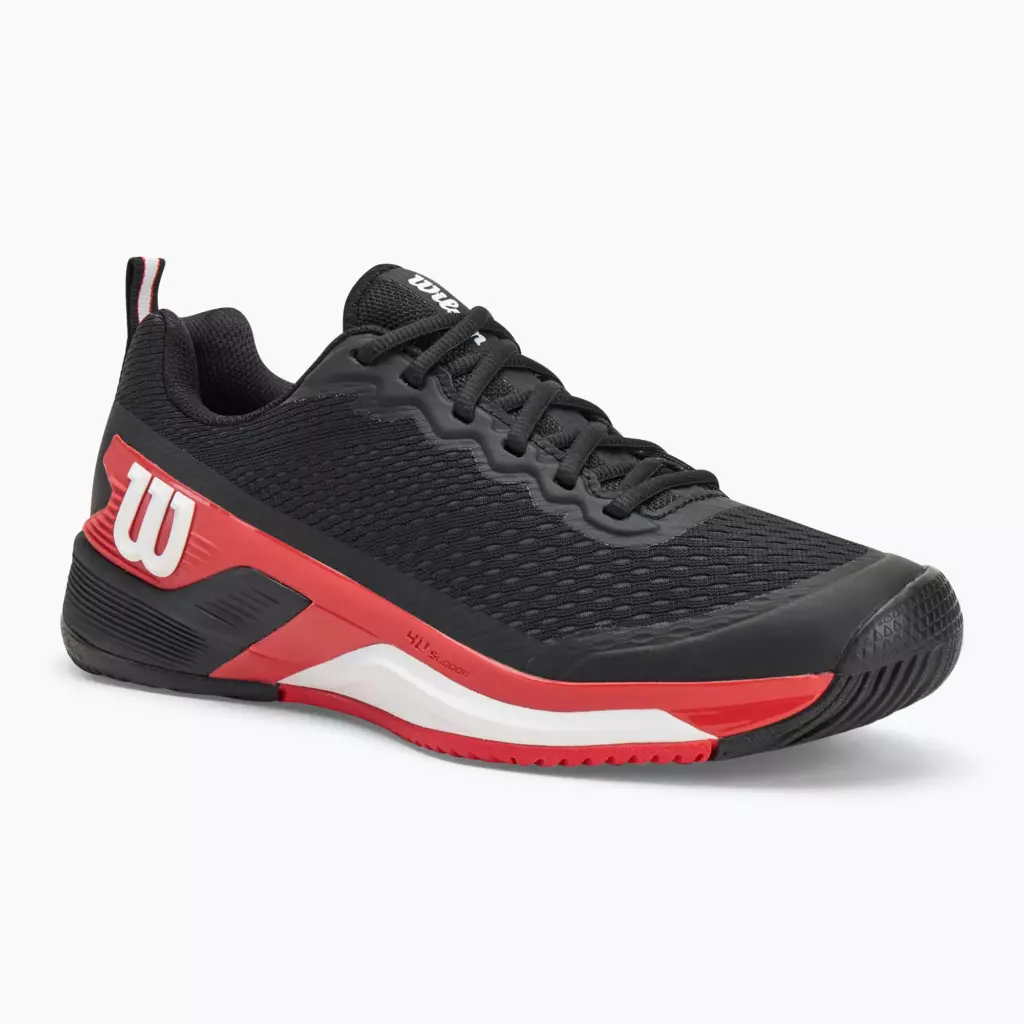 Теннисные Кроссовки Wilson Rush Pro 4.5 black/ infrared/ white