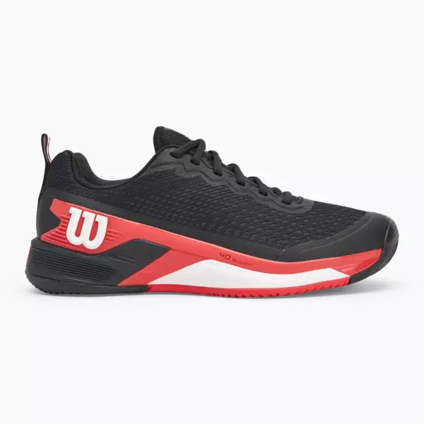 Теннисные Кроссовки Wilson Rush Pro 4.5 black/ infrared/ white