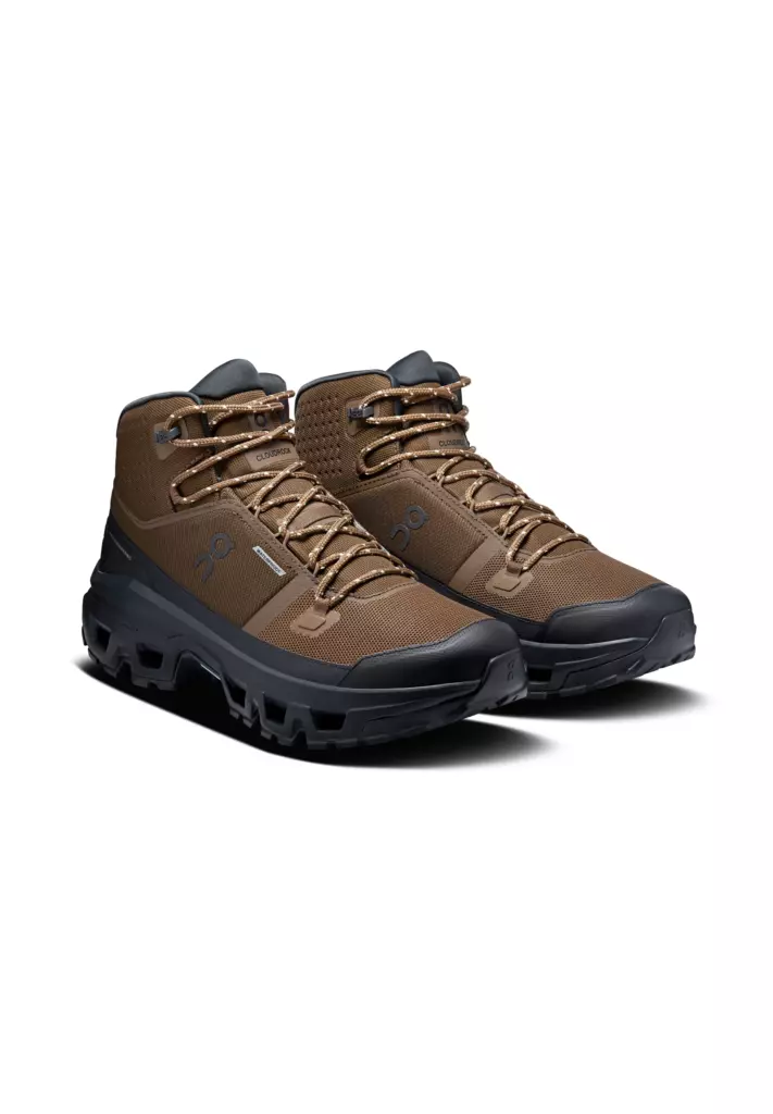 Ботинки On Cloudrock Mid Waterproof earth black
