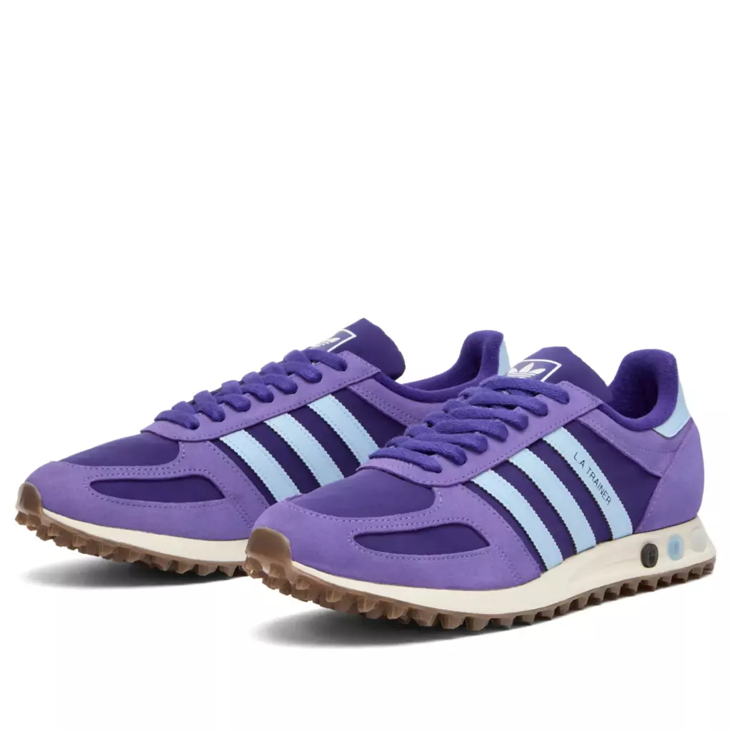 Adidas LA Trainer - Collegiate Purple, Glow Blue & Purple Rush