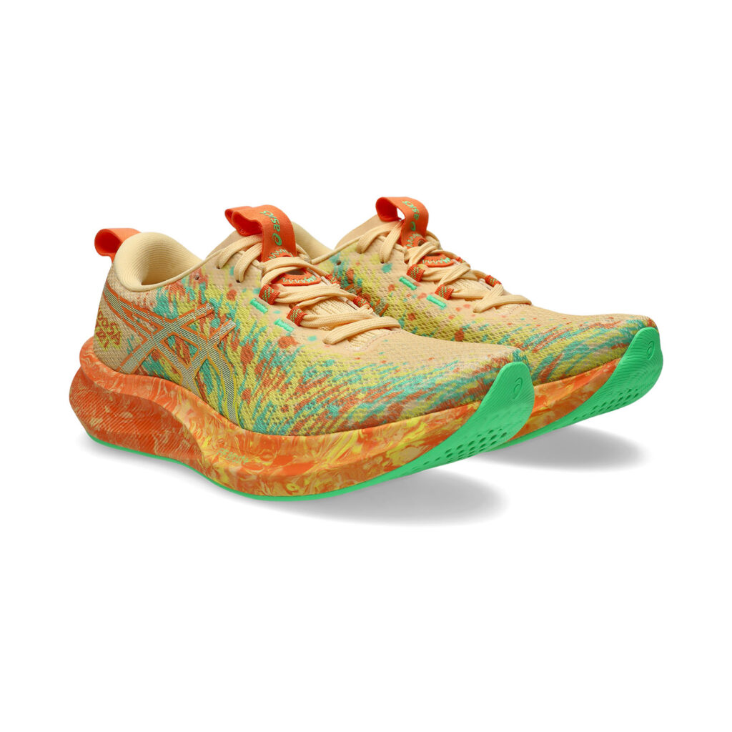 Женские Кроссовки для бега ASICS Noosa Tri 16 light orange/lemon spark