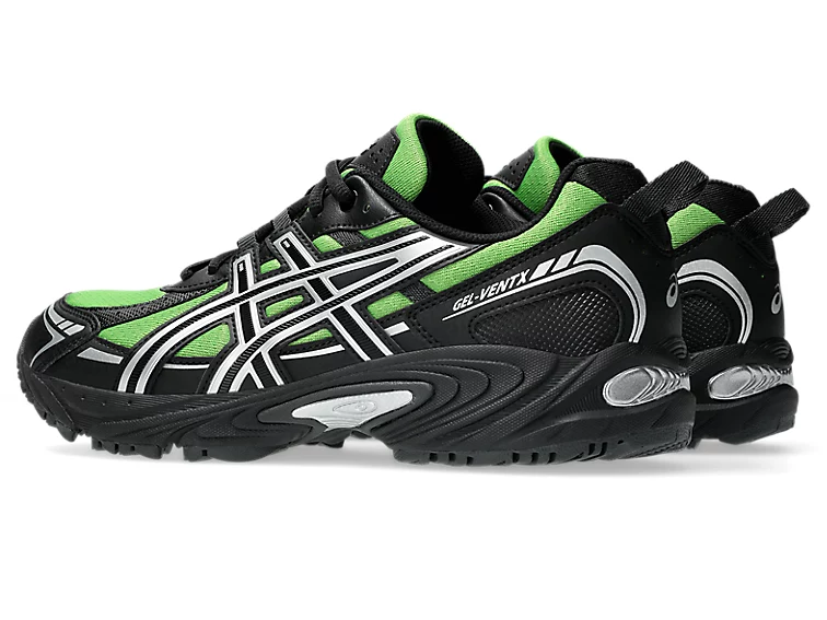 Asics GEL-VENTX Black Piquant Green/Black