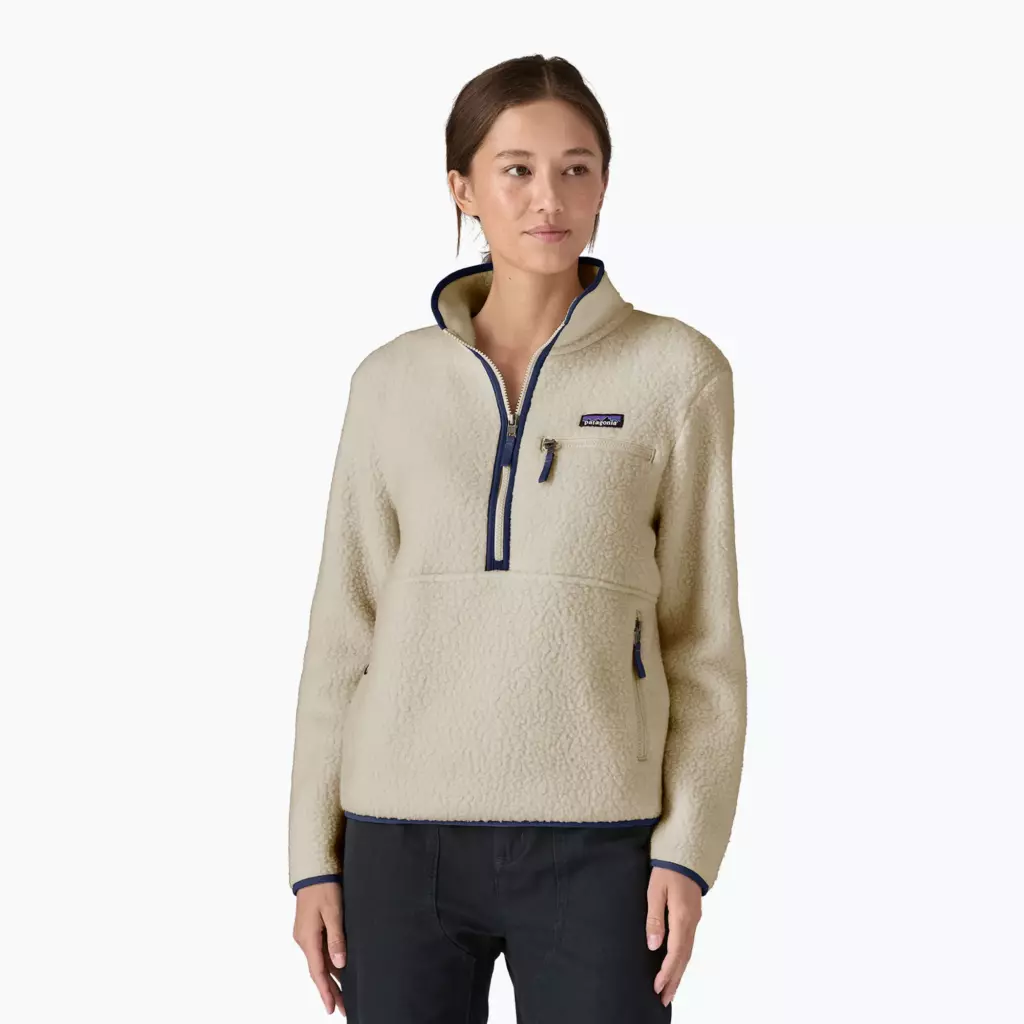 Женская флисовая толстовка Patagonia Retro Pile Marsupial natural