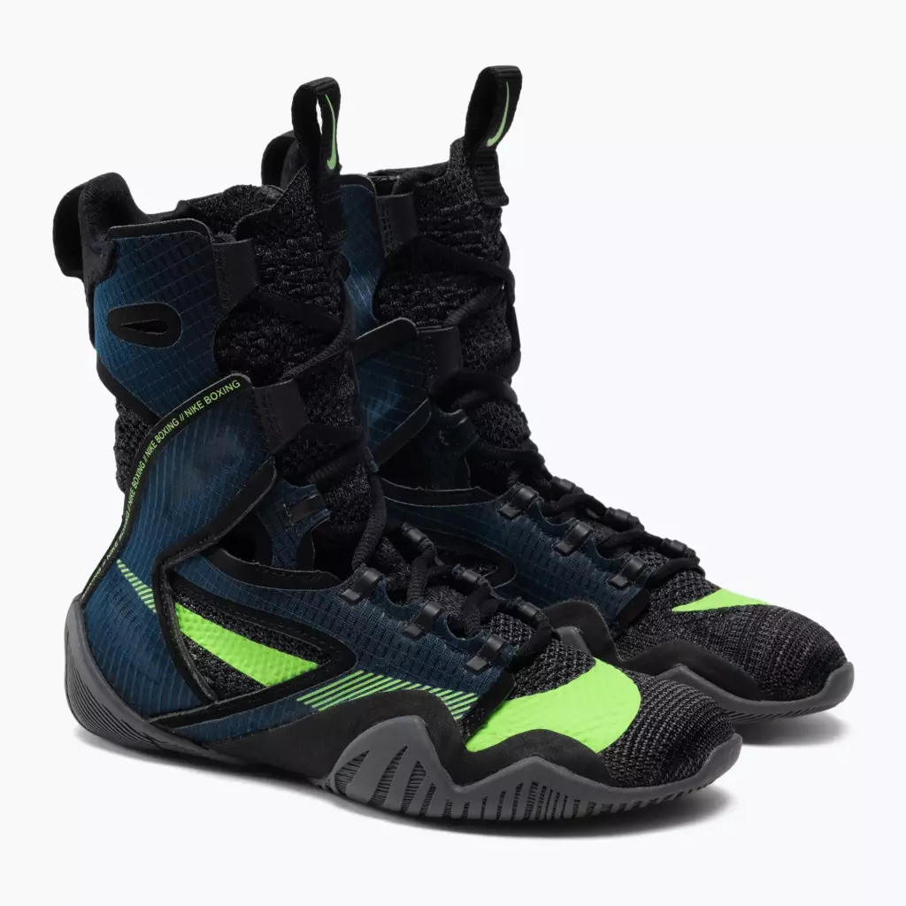 Боксёрки Nike Hyperko 2 black/metalic cool grey/blue