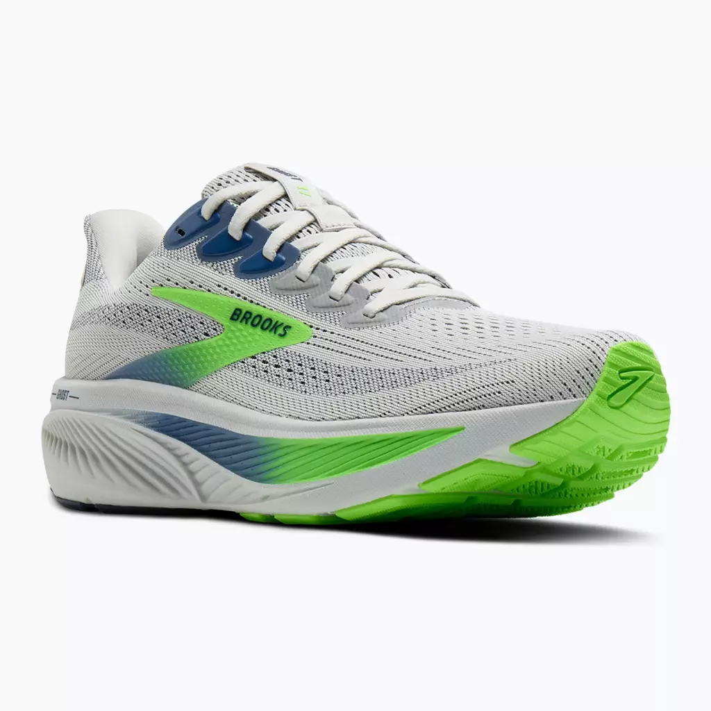 Кроссовки для бега Brooks Ghost 17 oyster/beacon blue/gecko