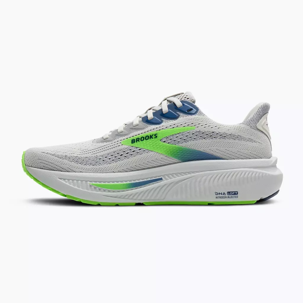 Кроссовки для бега Brooks Ghost 17 oyster/beacon blue/gecko
