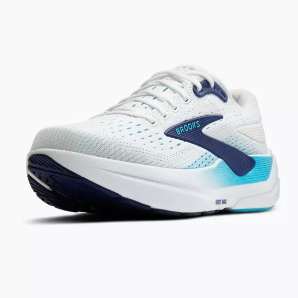 Кроссовки для бега Brooks Ghost Max 3 bright white/beacon blue/teal