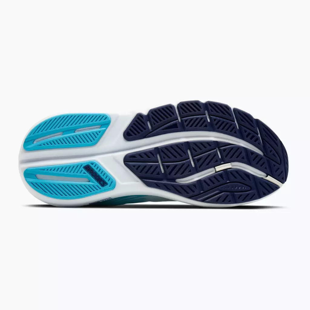 Кроссовки для бега Brooks Ghost Max 3 bright white/beacon blue/teal