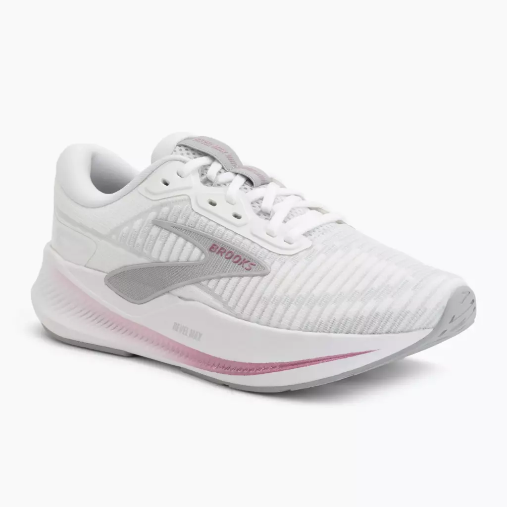 Женские Кроссовки для бега Brooks Revel Max white/harbor mist/metallic