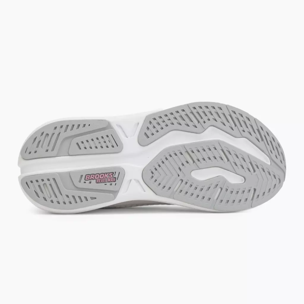 Женские Кроссовки для бега Brooks Revel Max white/harbor mist/metallic