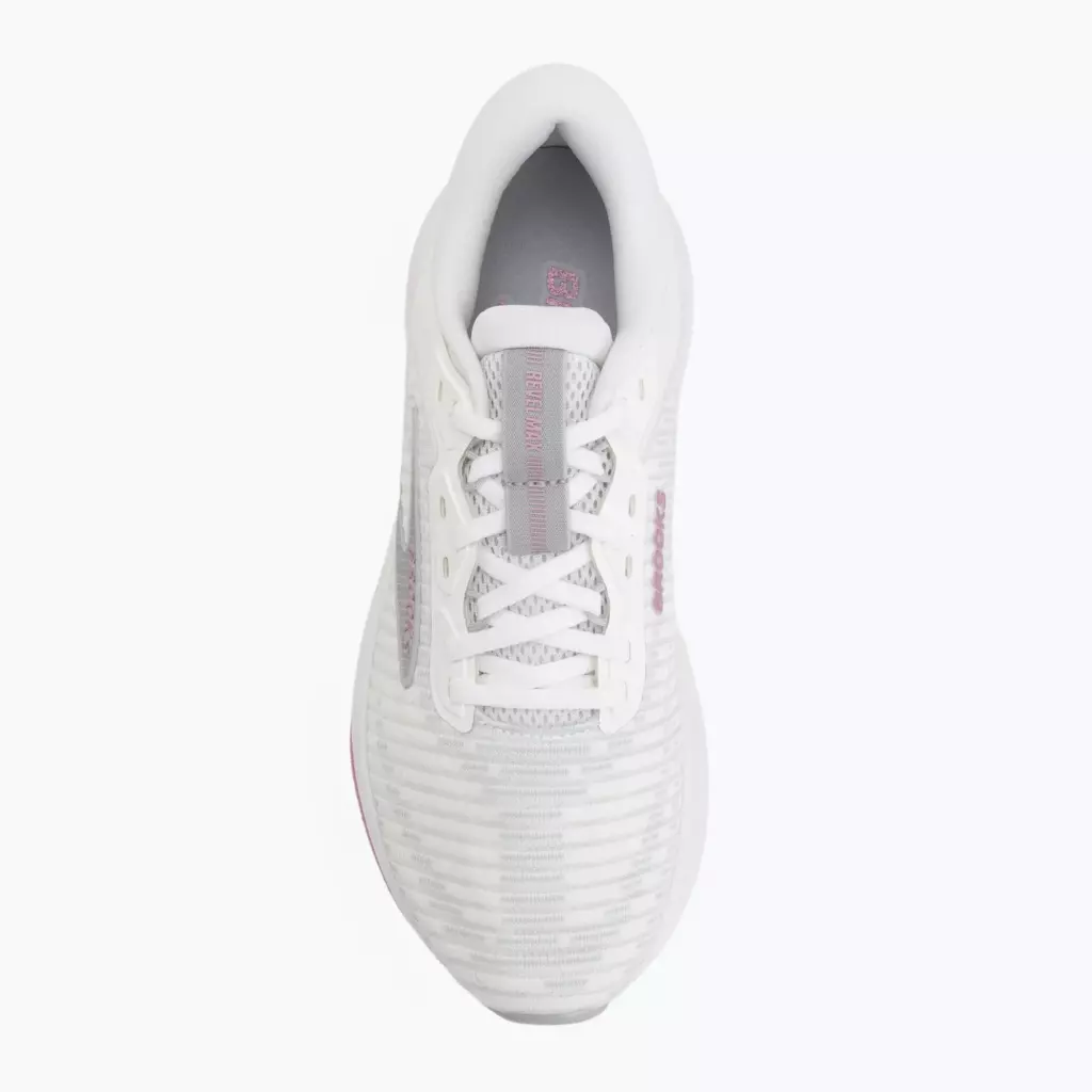 Женские Кроссовки для бега Brooks Revel Max white/harbor mist/metallic