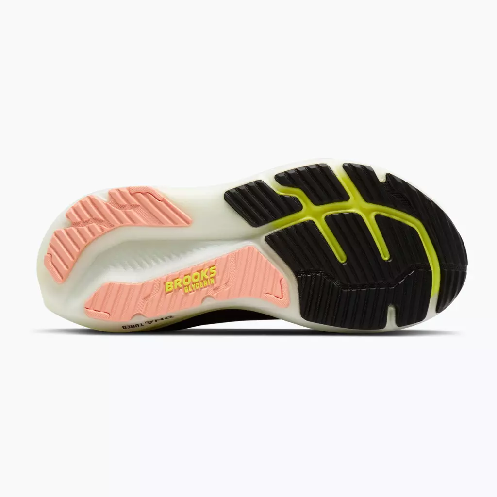 Женские Кроссовки для бега Brooks Glycerin 23 black/peach/nightlife