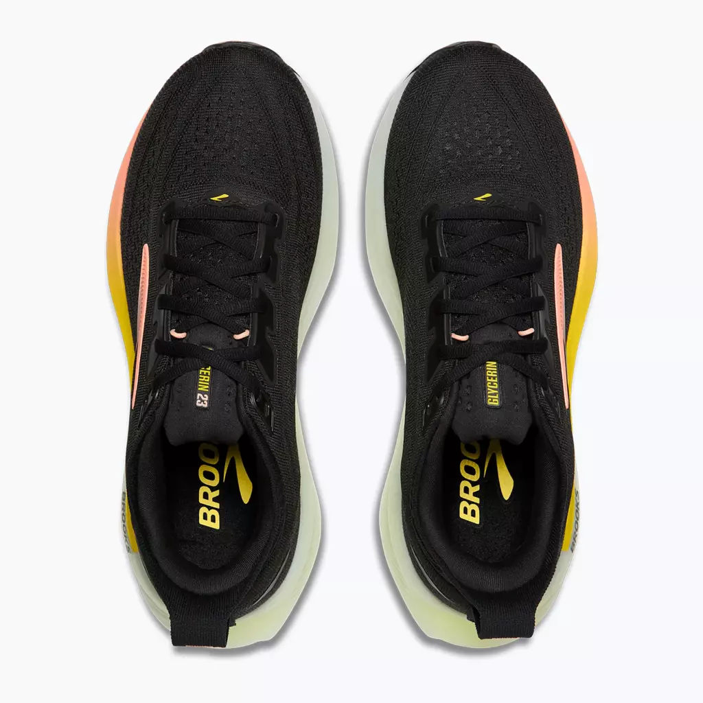 Женские Кроссовки для бега Brooks Glycerin 23 black/peach/nightlife