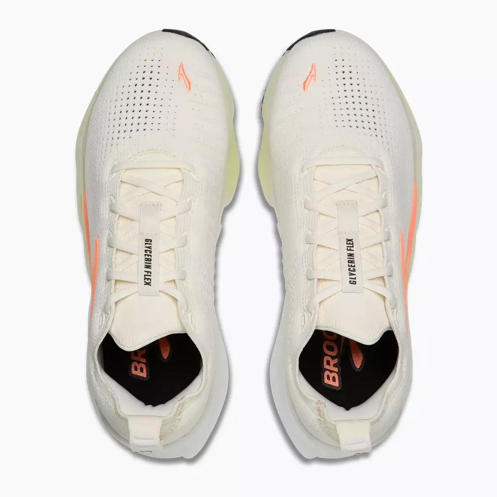 Женские Кроссовки для бега Brooks Glycerin Flex white/peach/nightlife