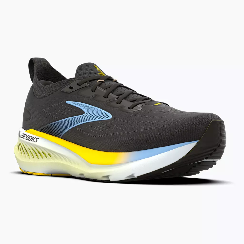 Кроссовки для бега Brooks Glycerin GTS 23 black/cyber yellow/nightlife