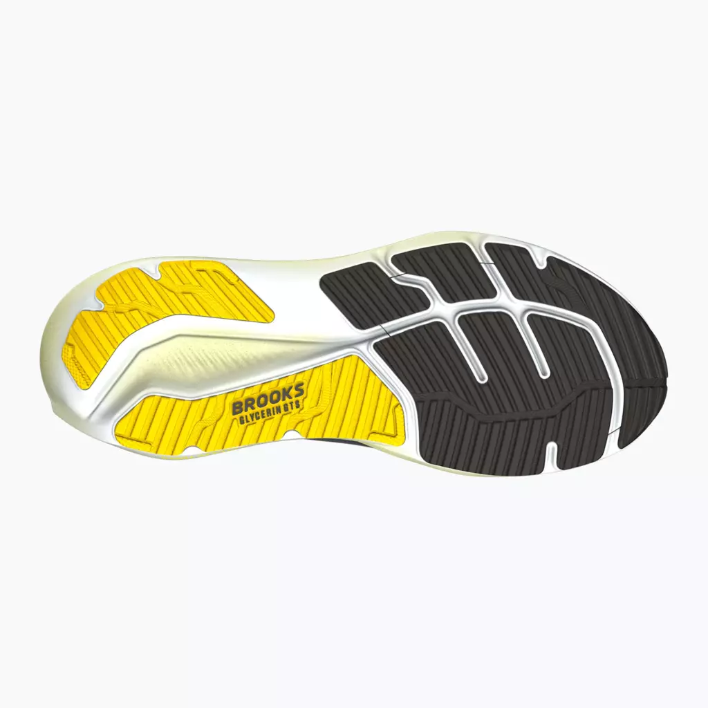 Кроссовки для бега Brooks Glycerin GTS 23 black/cyber yellow/nightlife
