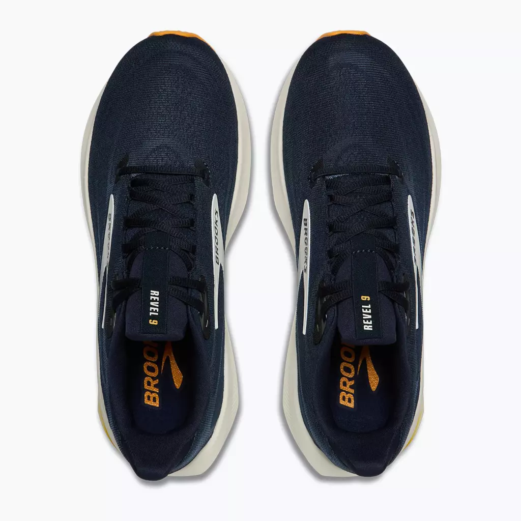 Кроссовки для бега Brooks Revel 9 navy/navy/orange