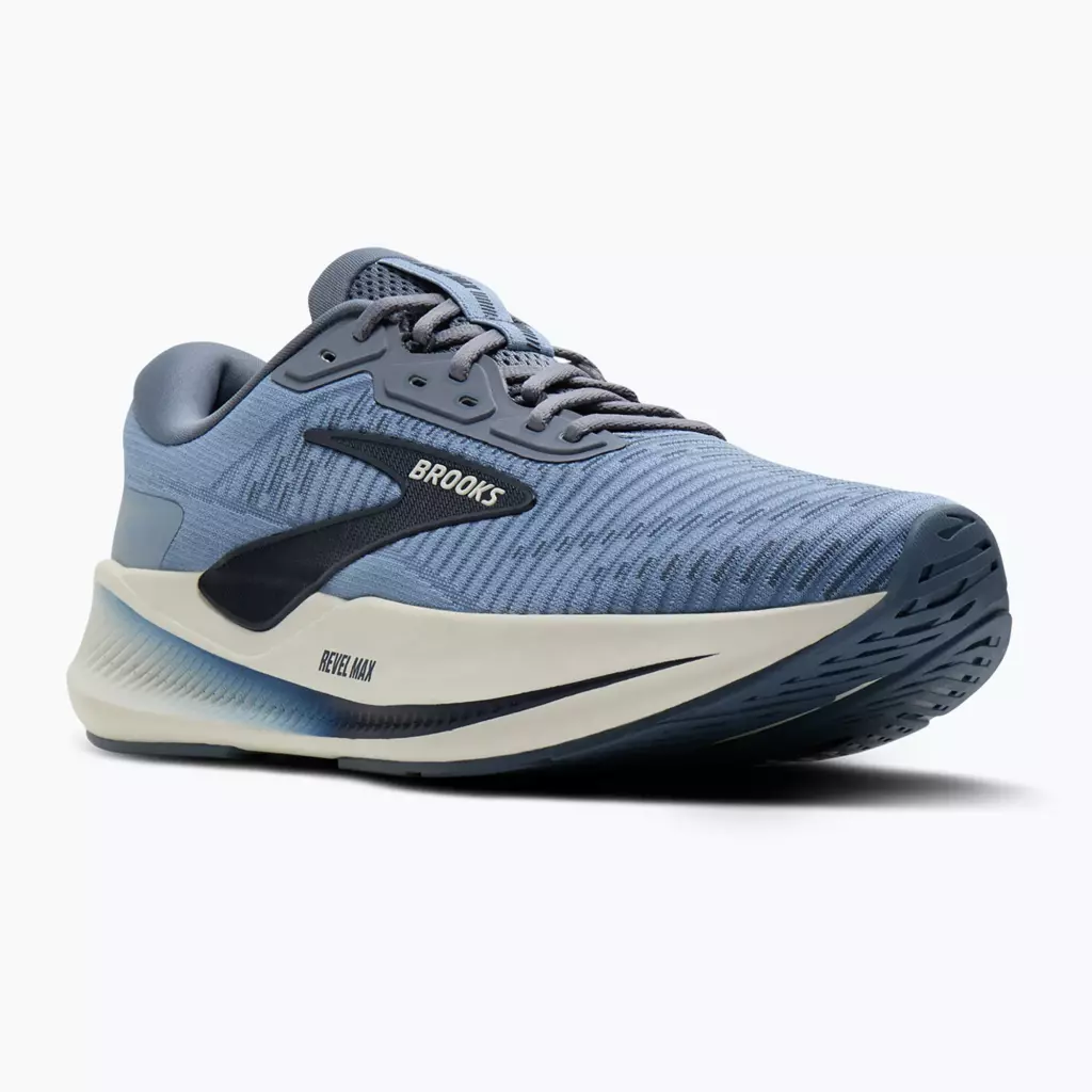 Кроссовки для бега Brooks Revel Max rain washed/grey/navy