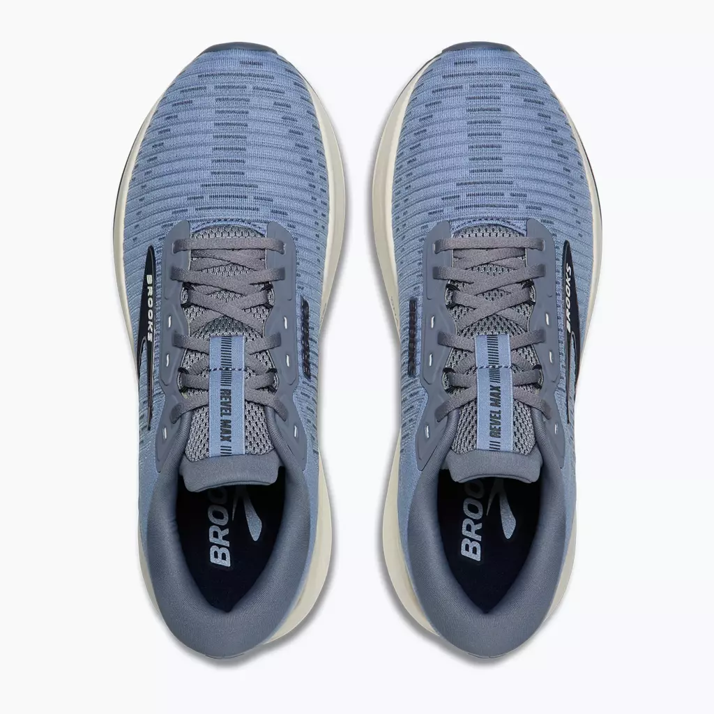 Кроссовки для бега Brooks Revel Max rain washed/grey/navy