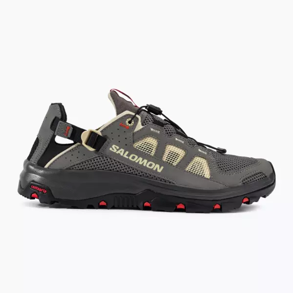 Кроссовки мужские Salomon Techamphibian 5 pewter/moth/fiery red