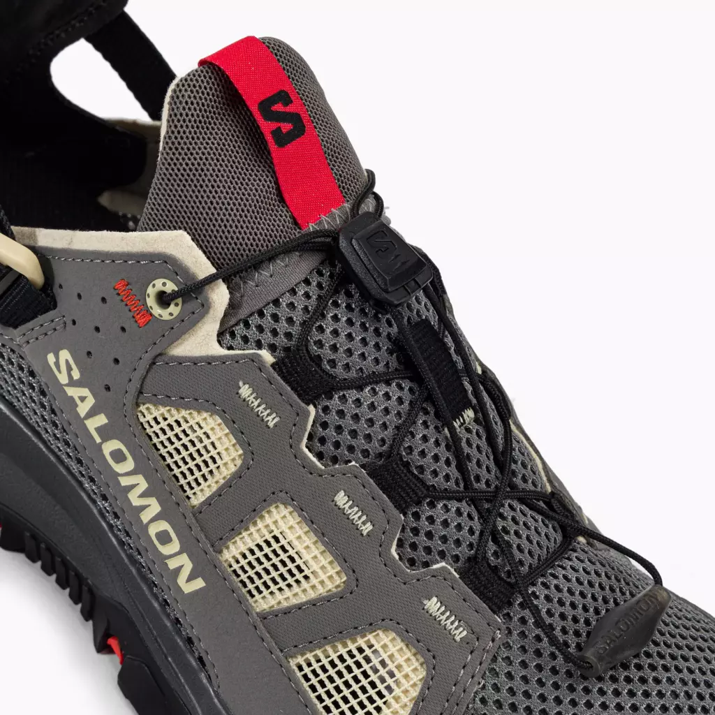 Кроссовки мужские Salomon Techamphibian 5 pewter/moth/fiery red