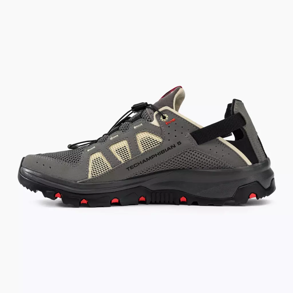 Кроссовки мужские Salomon Techamphibian 5 pewter/moth/fiery red