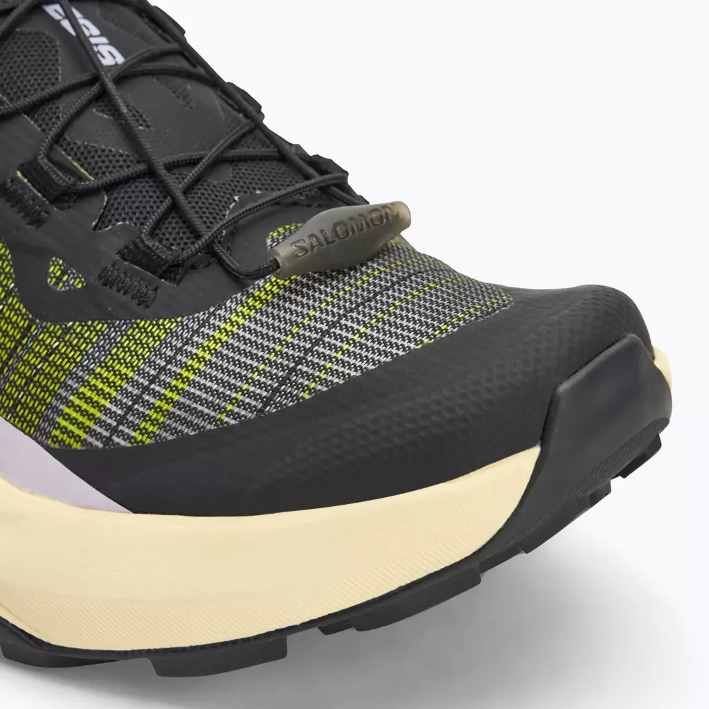 Женские Кроссовки для бега Salomon Genesis black/sulphur spring/orchid petal