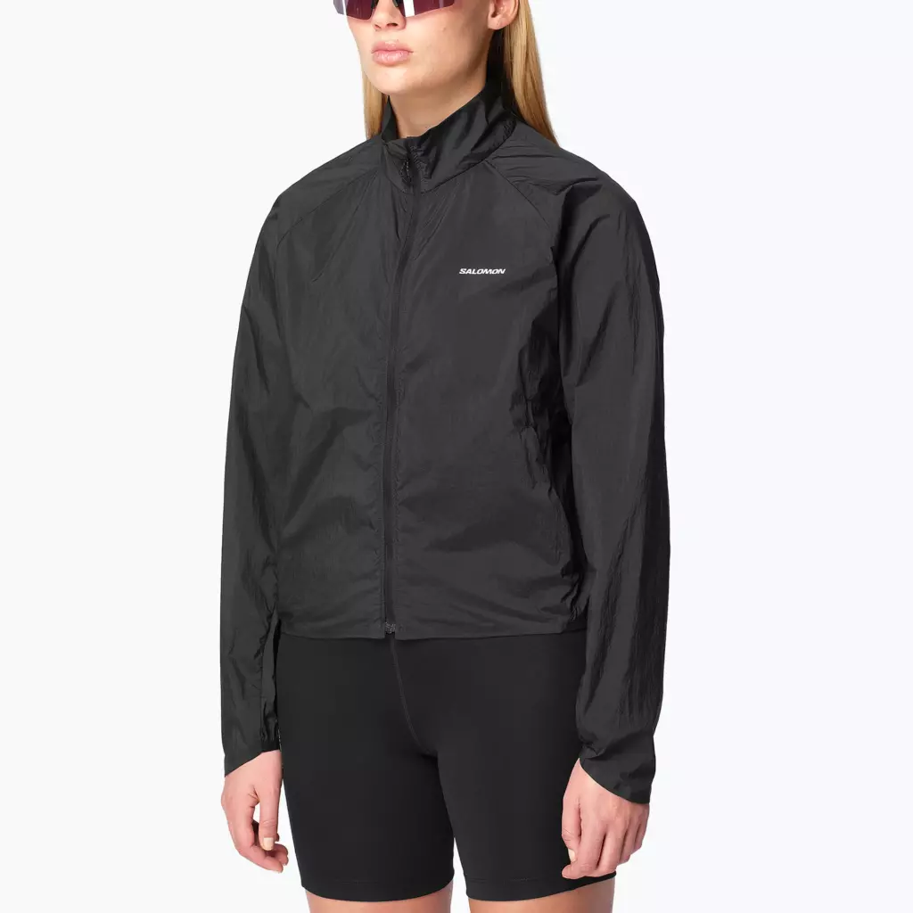 Женская ветровка Salomon Shakeout Fly deep black