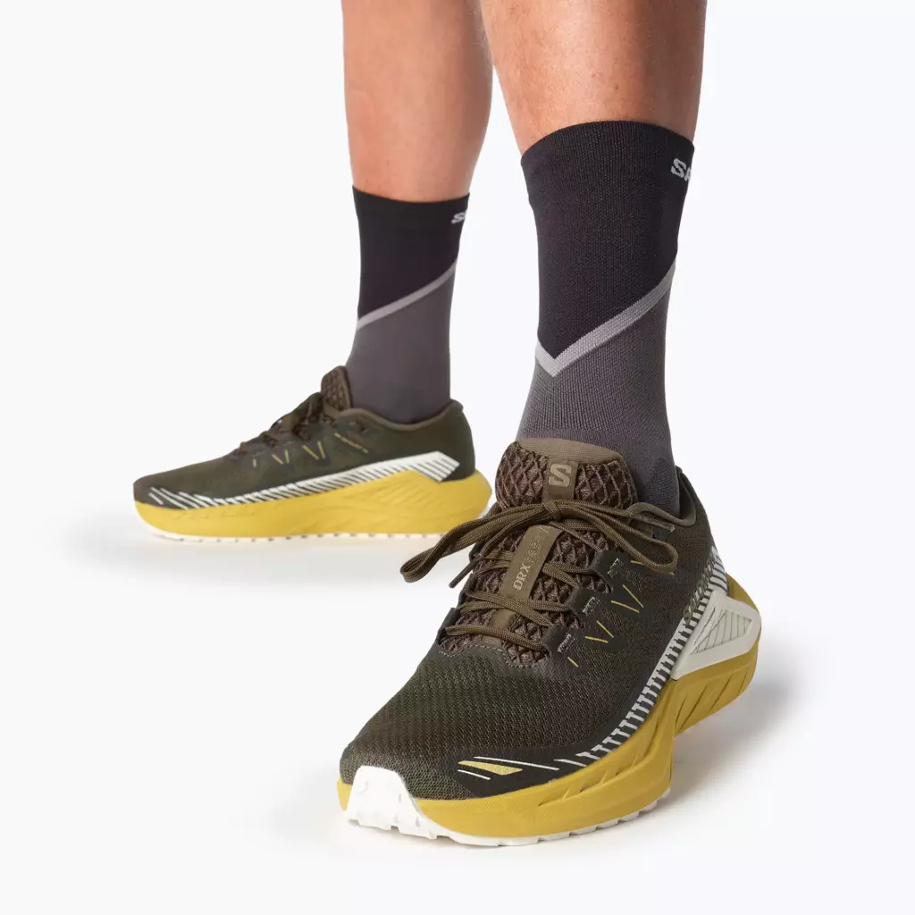 Кроссовки для бега Salomon Drx Defy GRVL wren/spicy mustard/vanilla ice