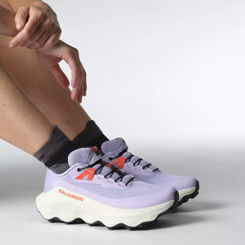 Женские Кроссовки для бега Salomon Ultra Glide 3 cosmic/icicle/neon
