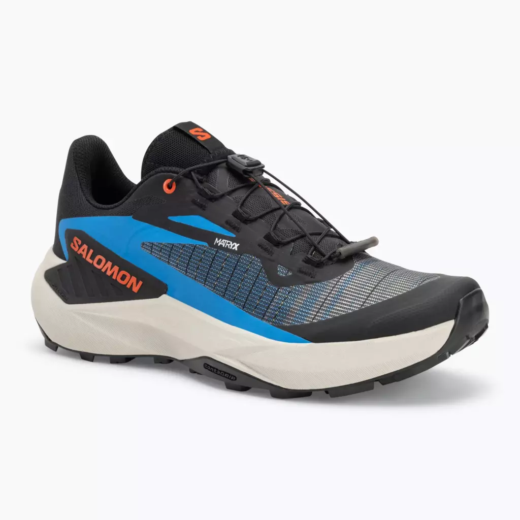 Кроссовки для бега Salomon Genesis black/french blue/cherry tomato