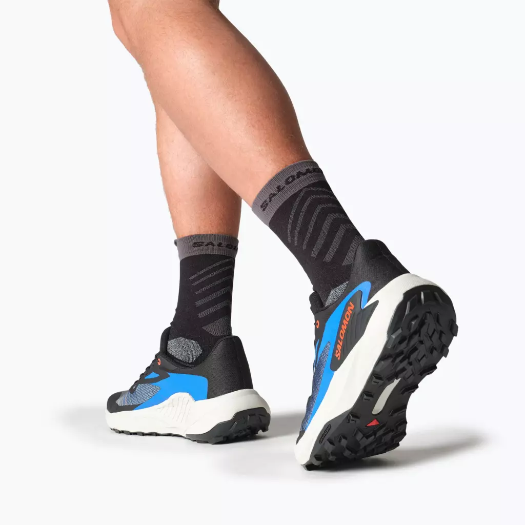 Кроссовки для бега Salomon Genesis black/french blue/cherry tomato