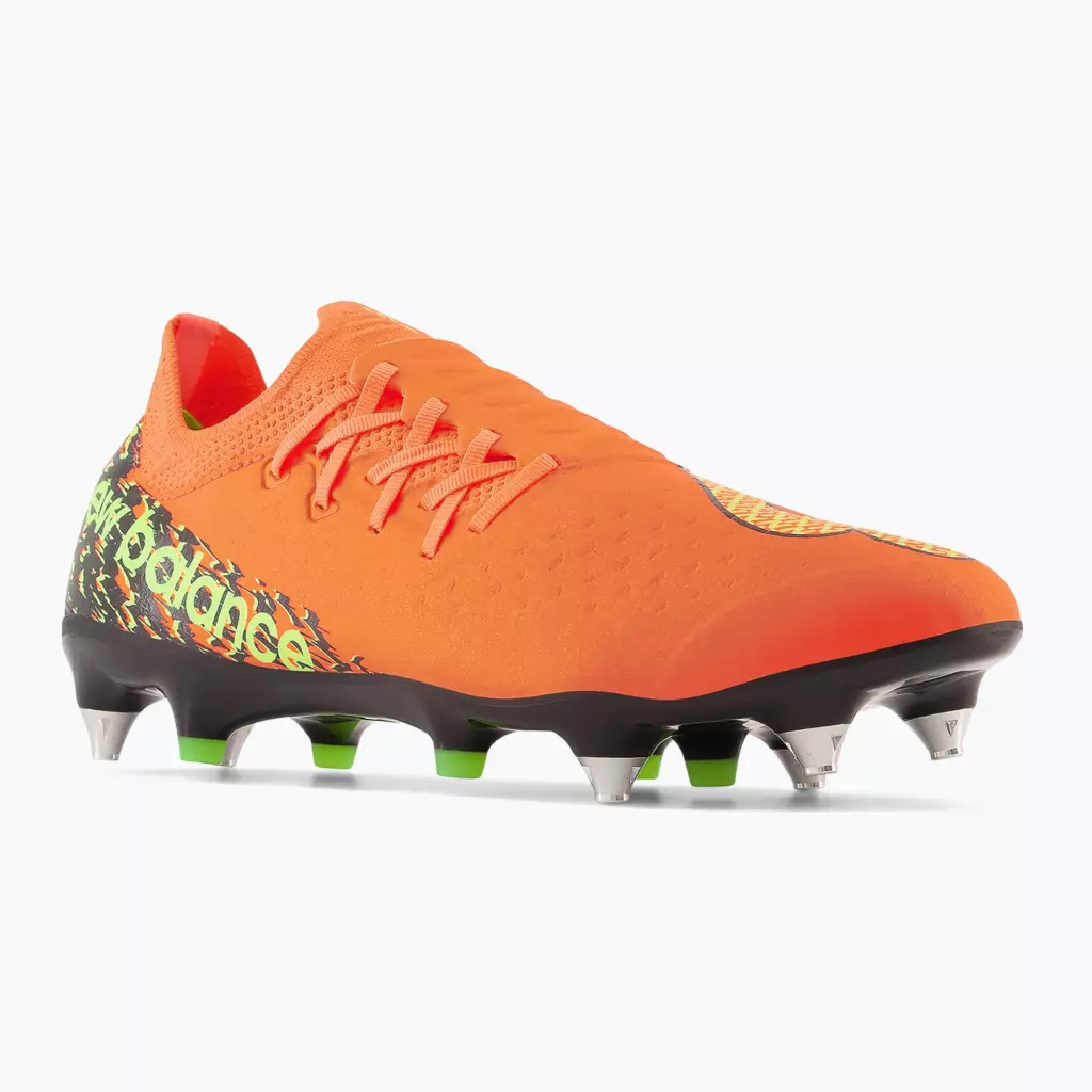 Футбольные бутсы New Balance Furon v7 Pro SG neon dragonfly