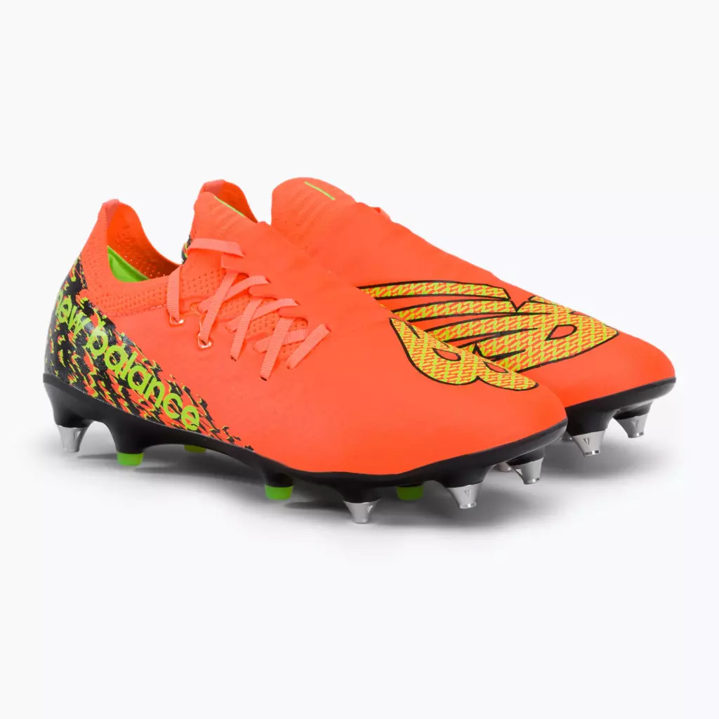 Футбольные бутсы New Balance Furon v7 Pro SG neon dragonfly