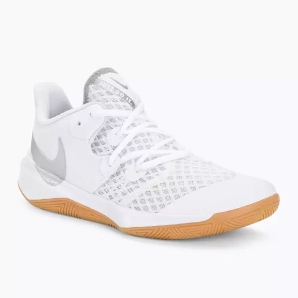 Кроссовки волейбольные Nike Zoom Hyperspeed Court SE white/metalic silver gum