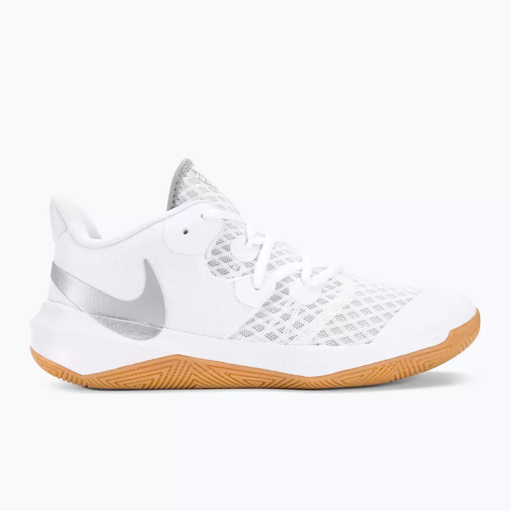 Кроссовки волейбольные Nike Zoom Hyperspeed Court SE white/metalic silver gum