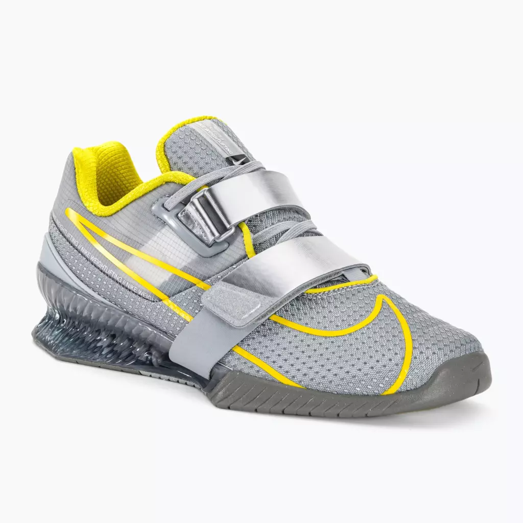 Штангетки Nike Romaleos 4 wolf grey/lightening/blk met silver