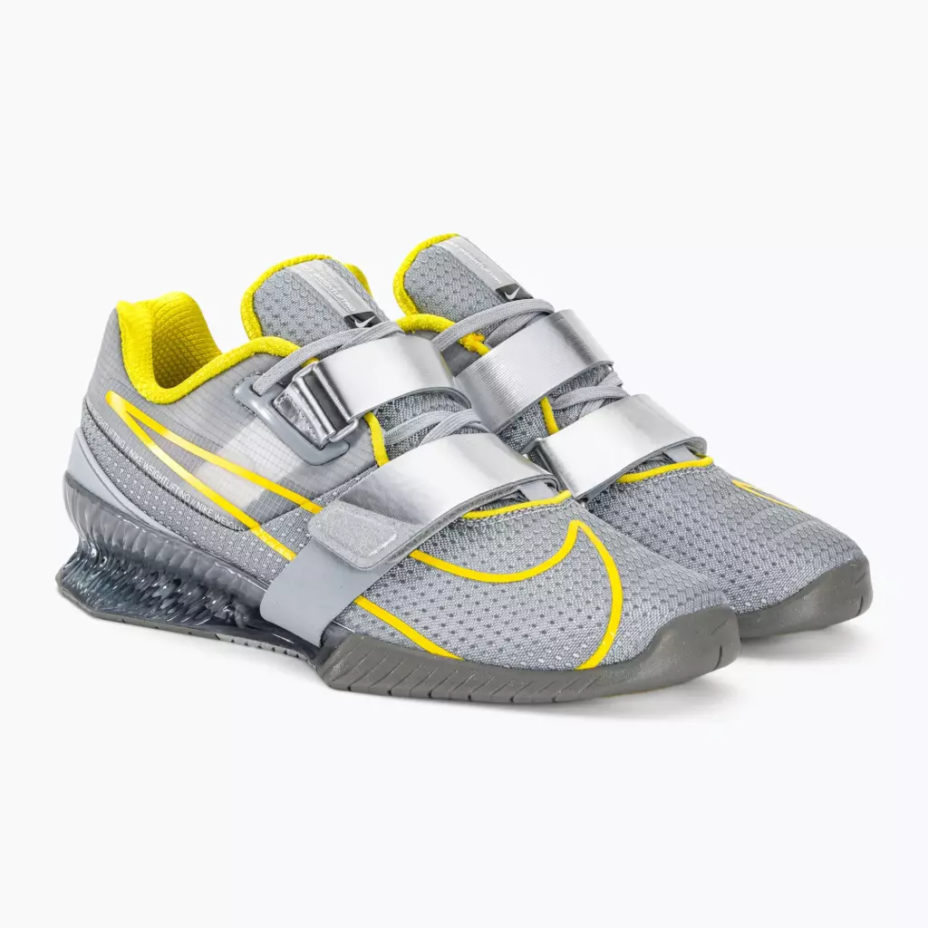 Штангетки Nike Romaleos 4 wolf grey/lightening/blk met silver