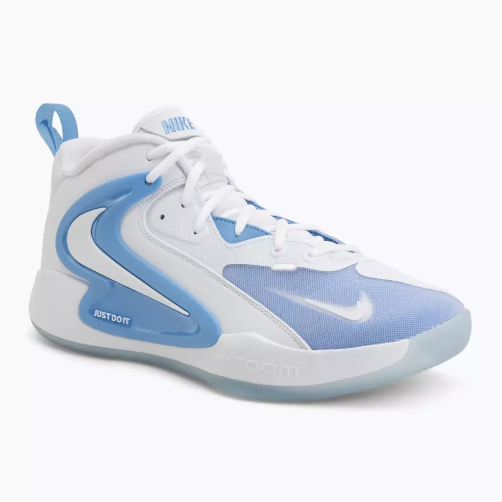 Кроссовки волейбольные Nike React Hyperset 2 white/white/valor blue