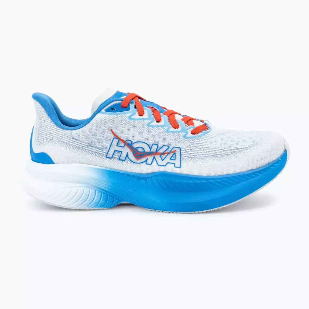 Женские кроссовки для бега HOKA Mach 6 white/virtual blue