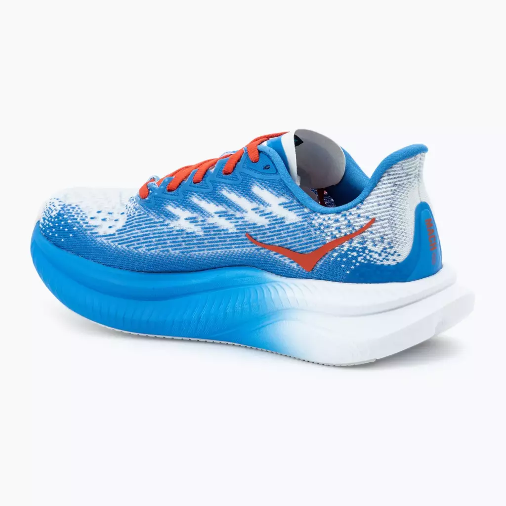 Женские кроссовки для бега HOKA Mach 6 white/virtual blue